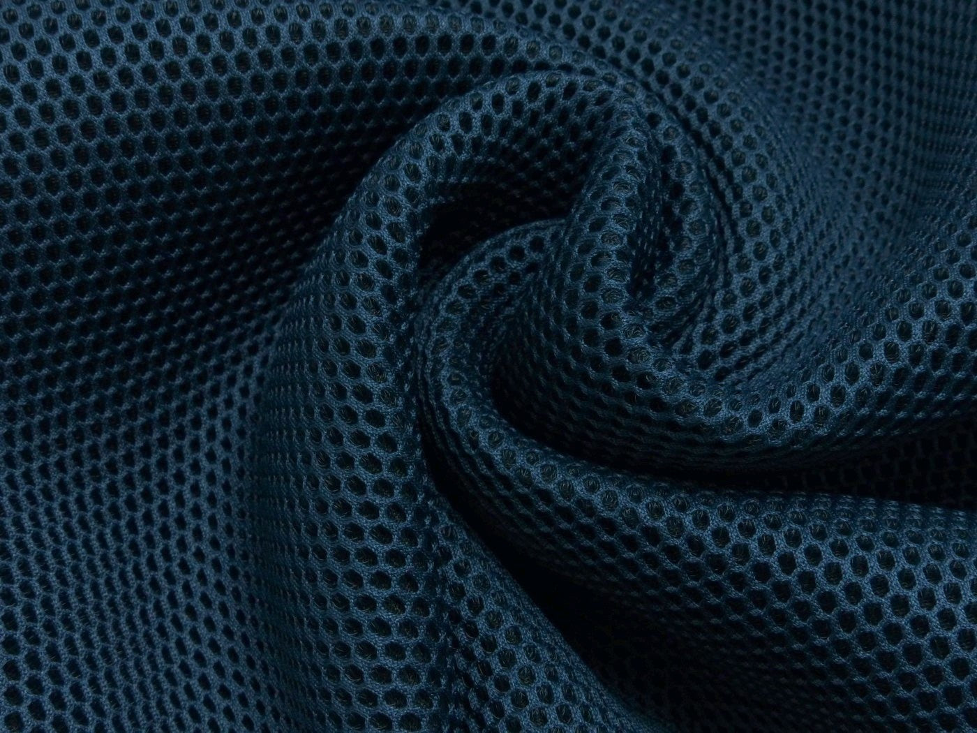 3D Netzstoff mit Geweberückseite dunkelblau