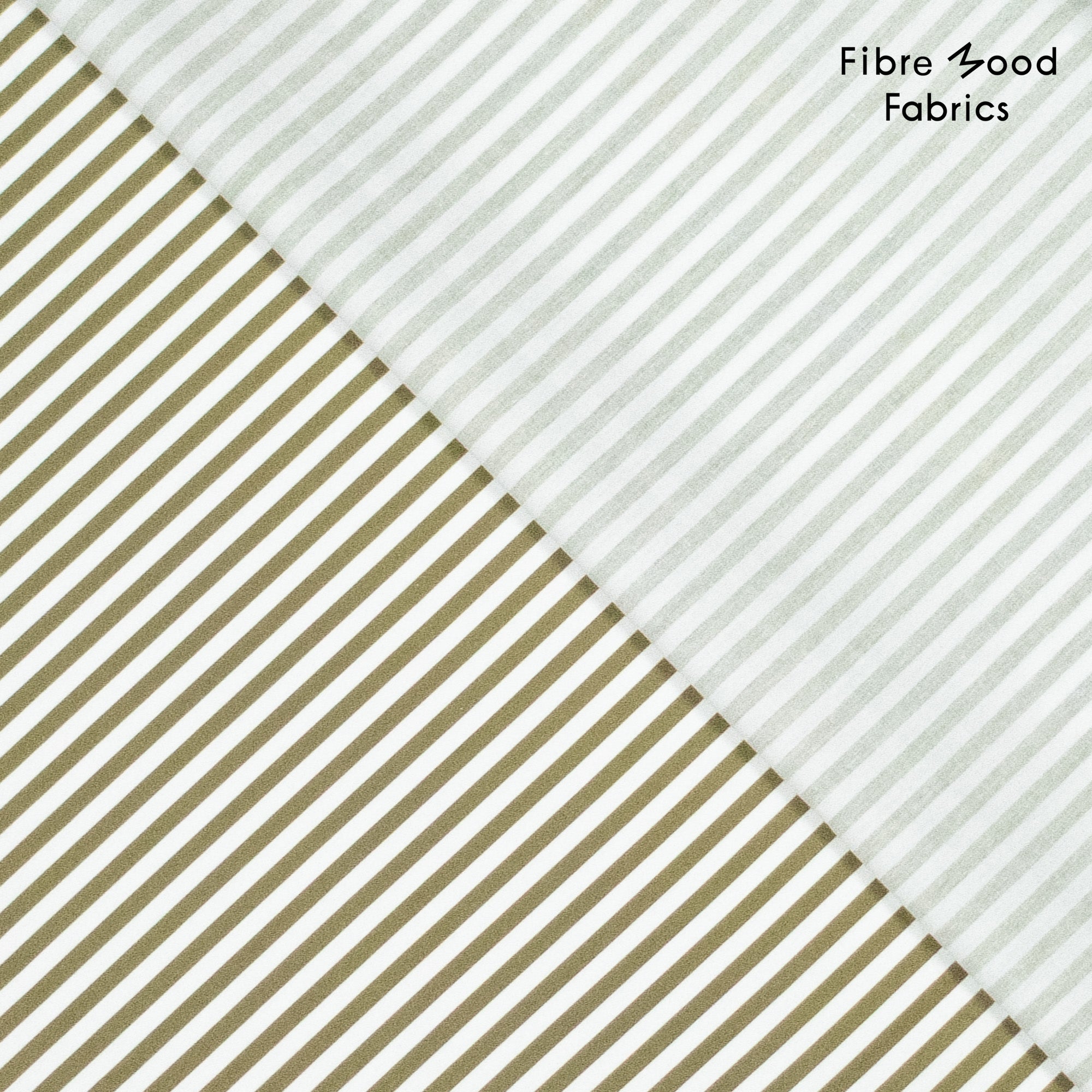 Baumwollpopelin grün gestreift Fibre Mood 36