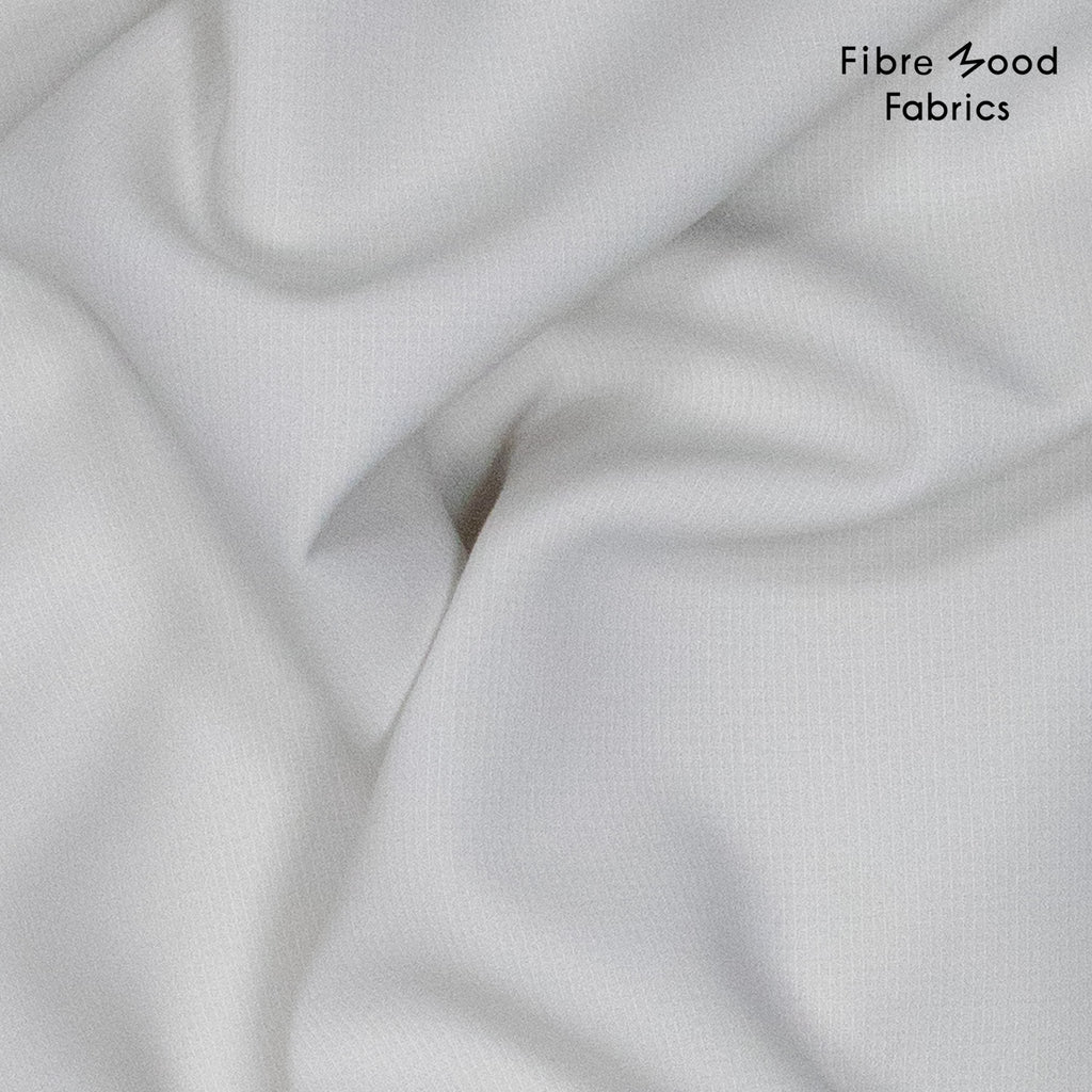 Crêpe-Stoff lichtgrau Fibre Mood 36