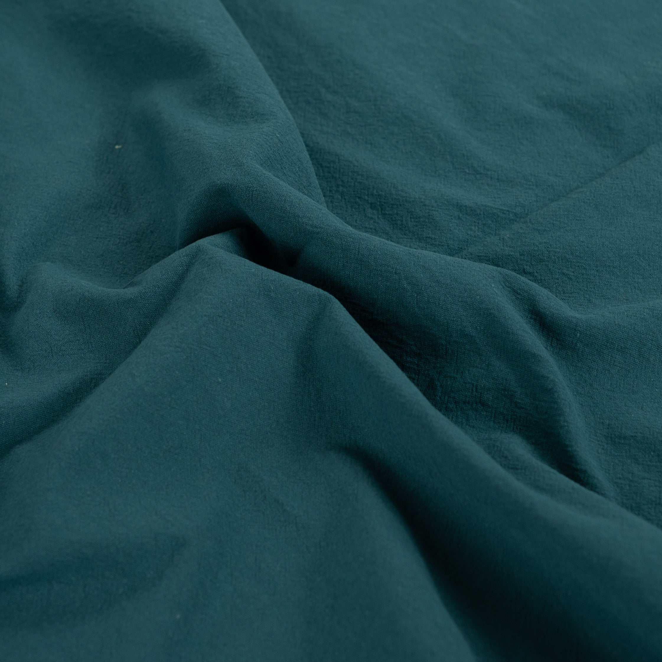 Sandgewaschene Baumwolle turquoise